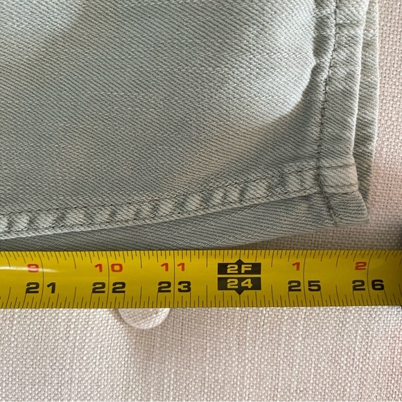 FREE PEOPLE We The Free Light Green Paloma Slouch Barrel Jeans 25 - Picture 13 of 13